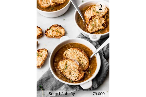 Soup hành tây            